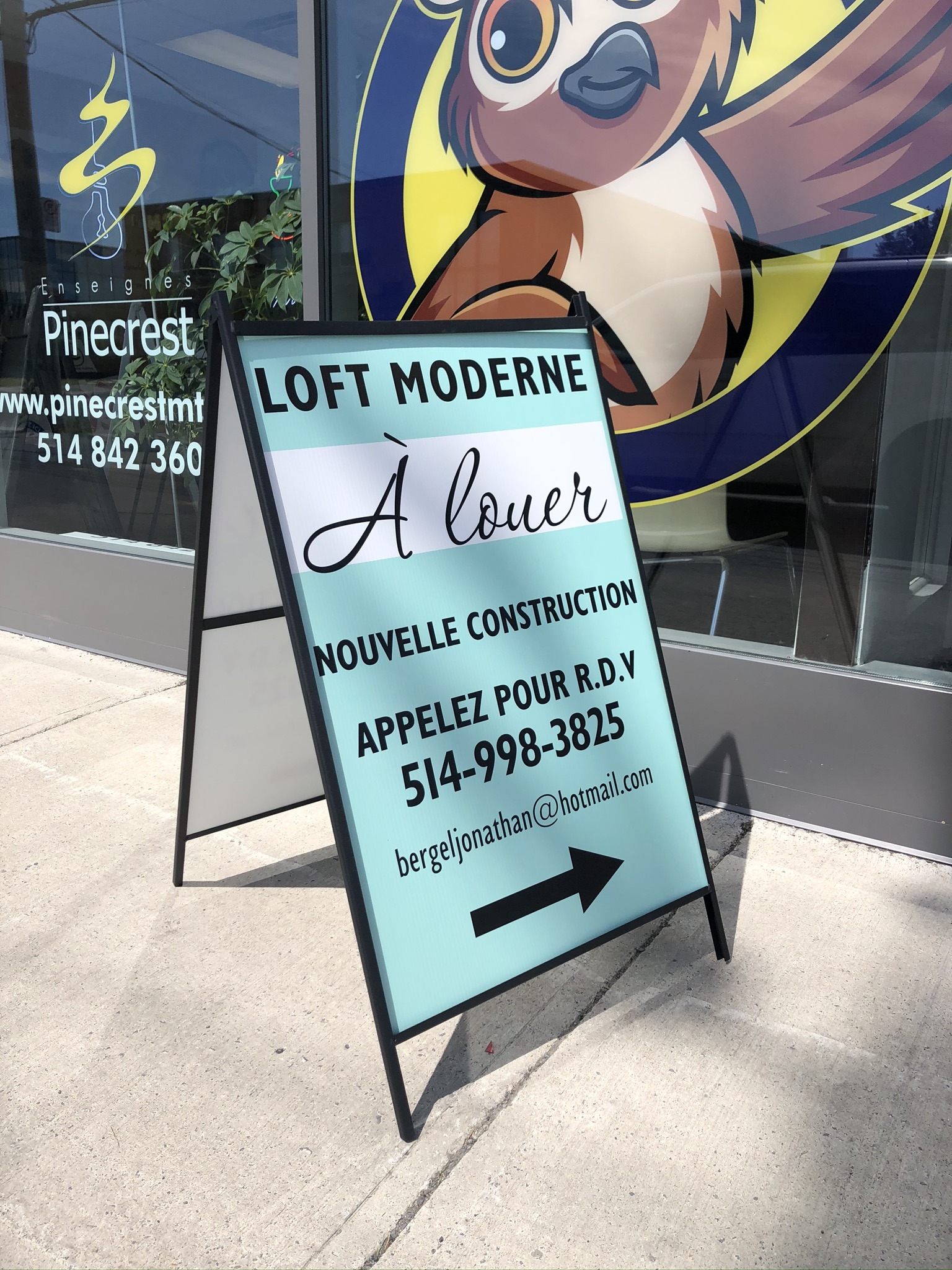 Metal sandwich board 24''x36''