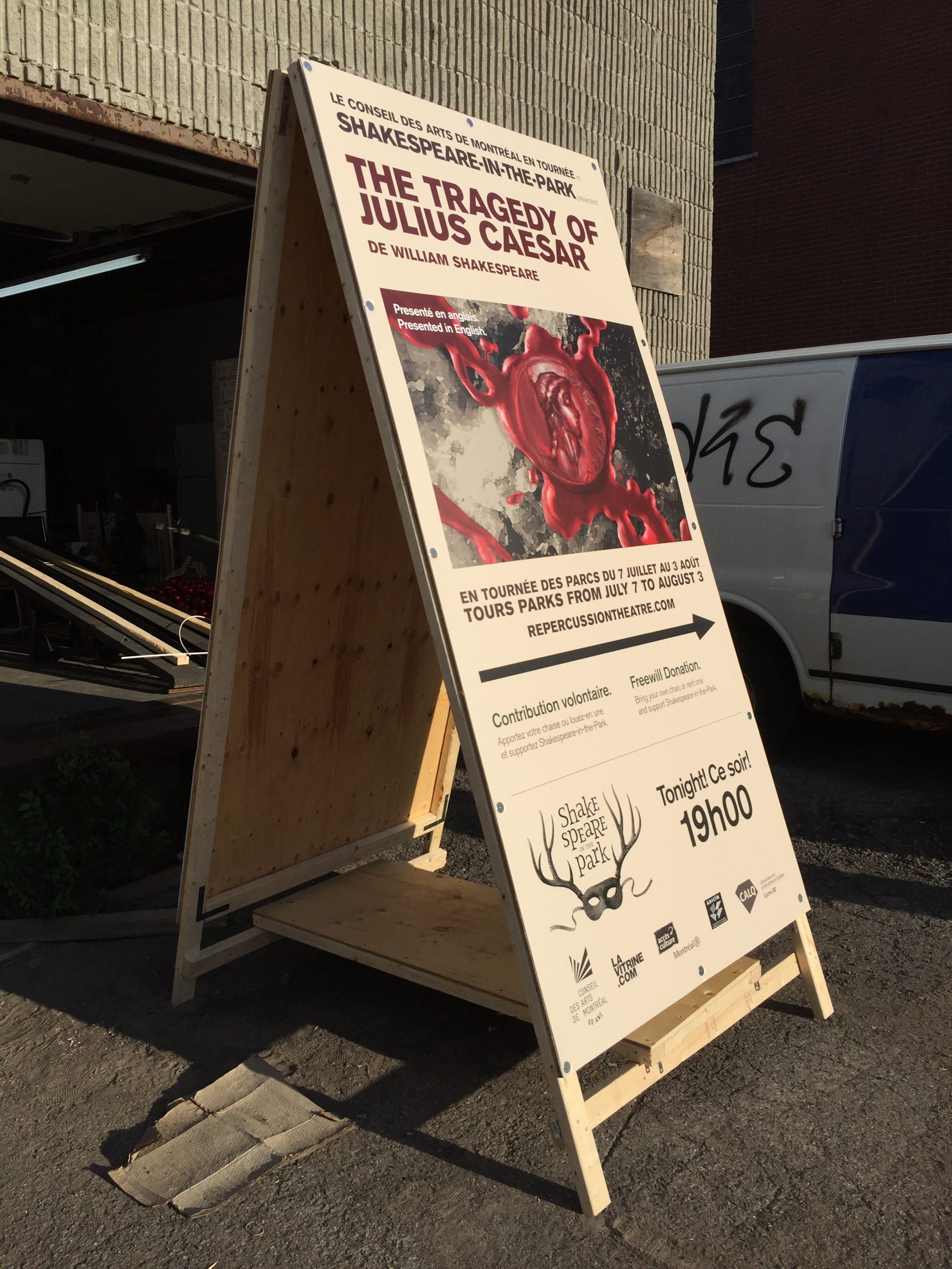 Custom Sandwich Board – A-frame